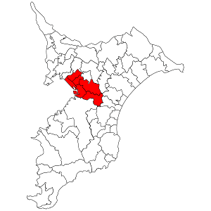 千葉市の地図