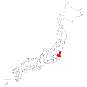 茨城県の地図