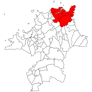 北九州市の地図